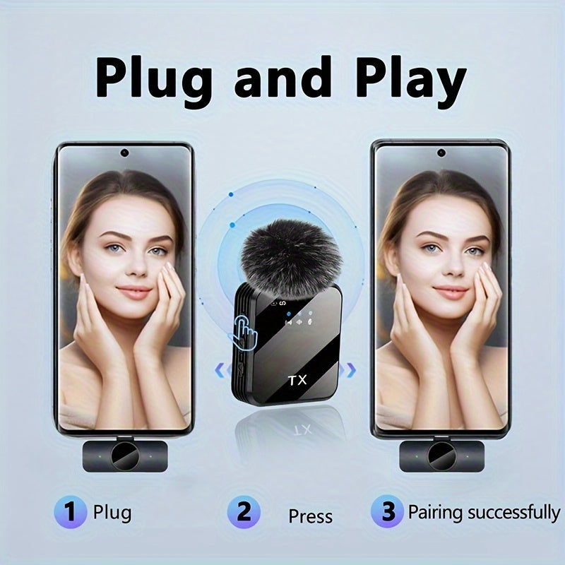 Nuvien Professional Wireless Lavalier Microphone