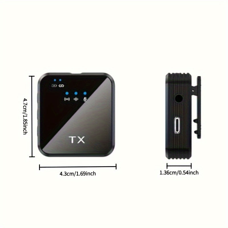 Nuvien Professionelles drahtloses Lavalier-Mikrofon