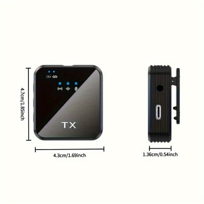 Nuvien Professionelles drahtloses Lavalier-Mikrofon