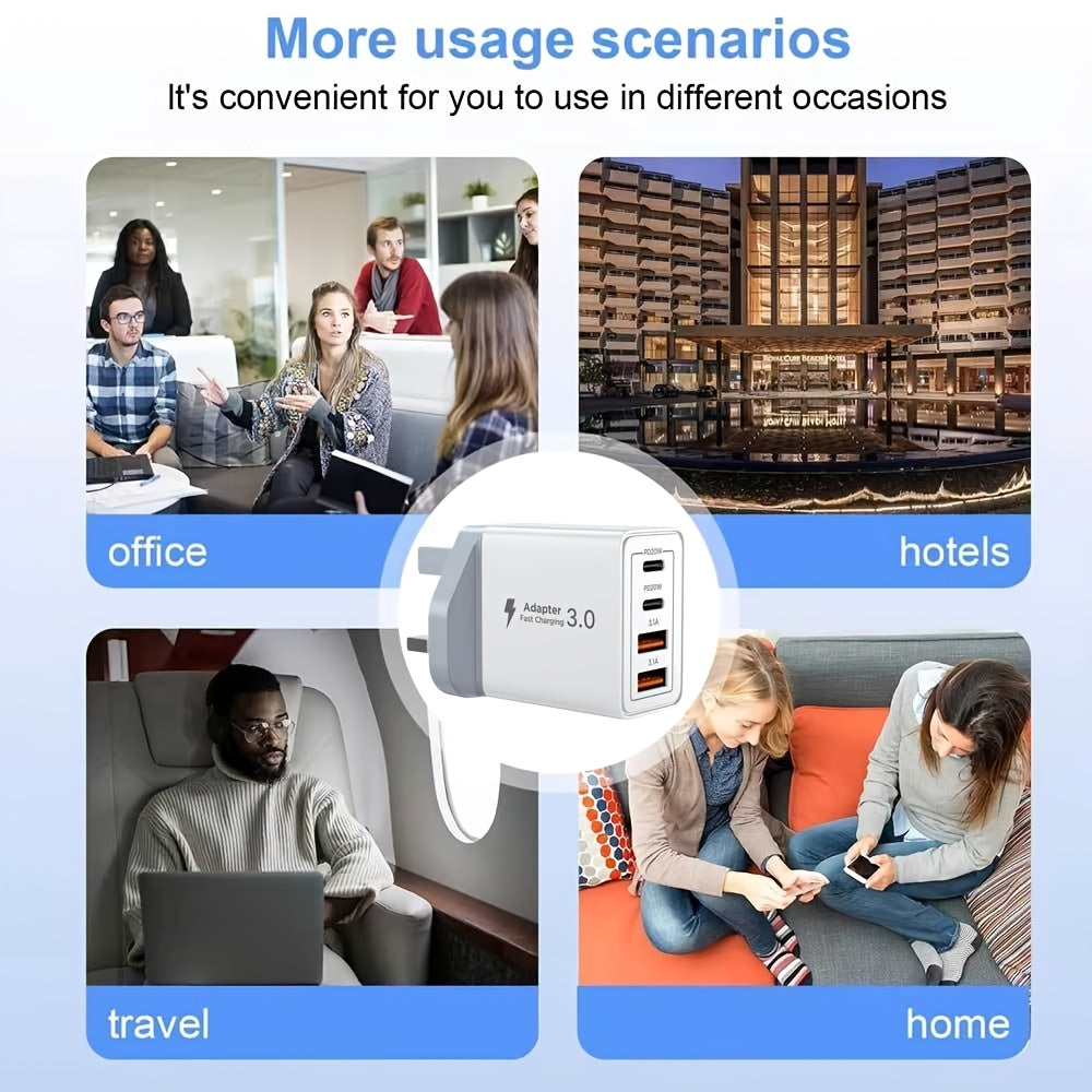 Nuvien 40W Dual USB-C Power Adapter