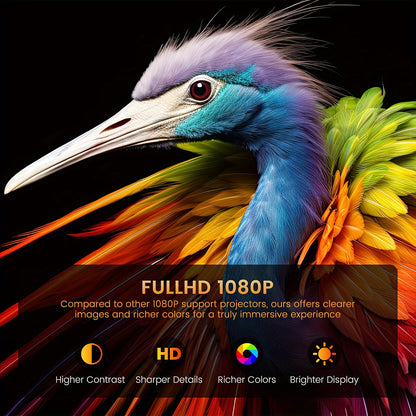 Nuvien Tragbarer 4K Smart-Projektor