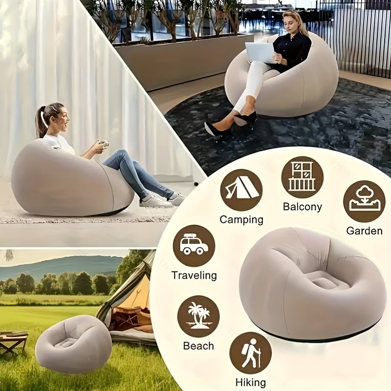 Nuvien Large Inflatable Bean Chair