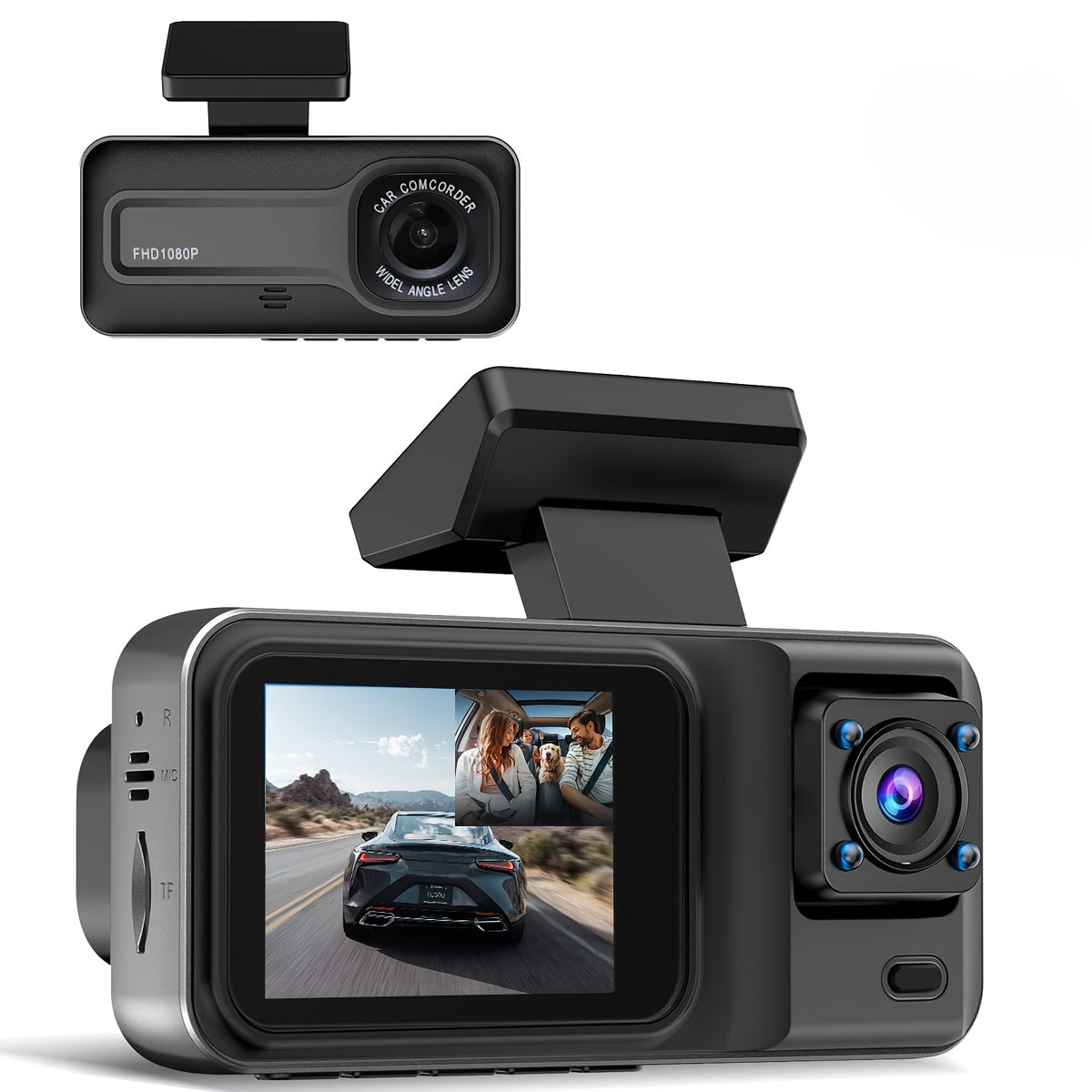 Nuvien Dual Lens Car Dashcam