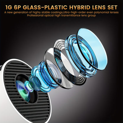 Nuvien Tragbarer 4K Smart-Projektor