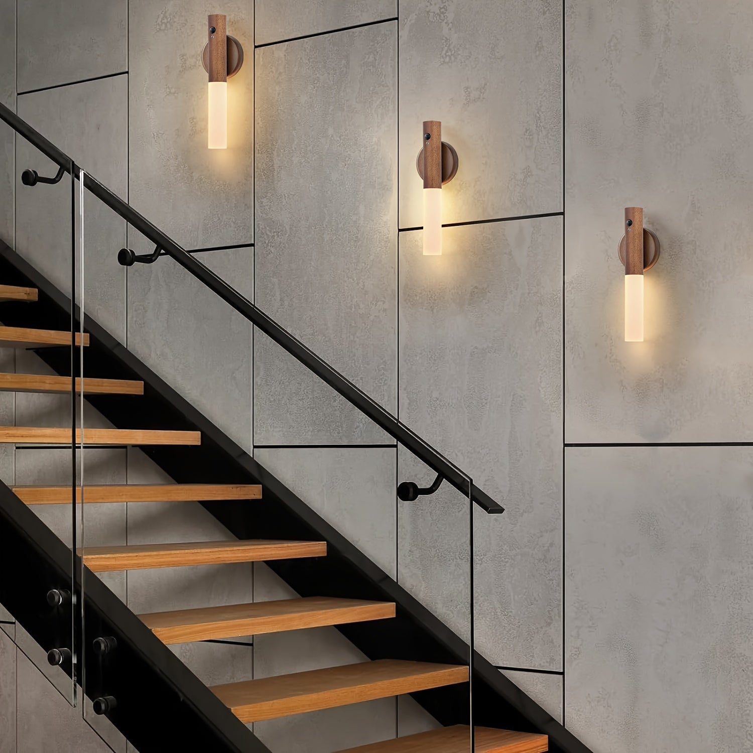 Nuvien Motion Sensor LED Wall Light Set