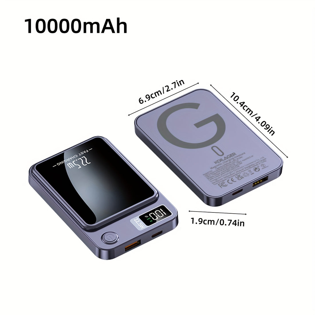 Nuvien 10000mAh Magnetic Power Bank