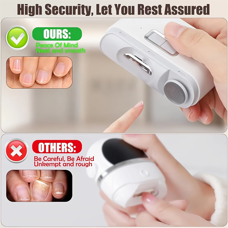 Nuvien 2-in-1 Electric Nail Clipper