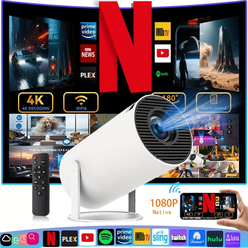 Nuvien Portable 4K Smart Projector