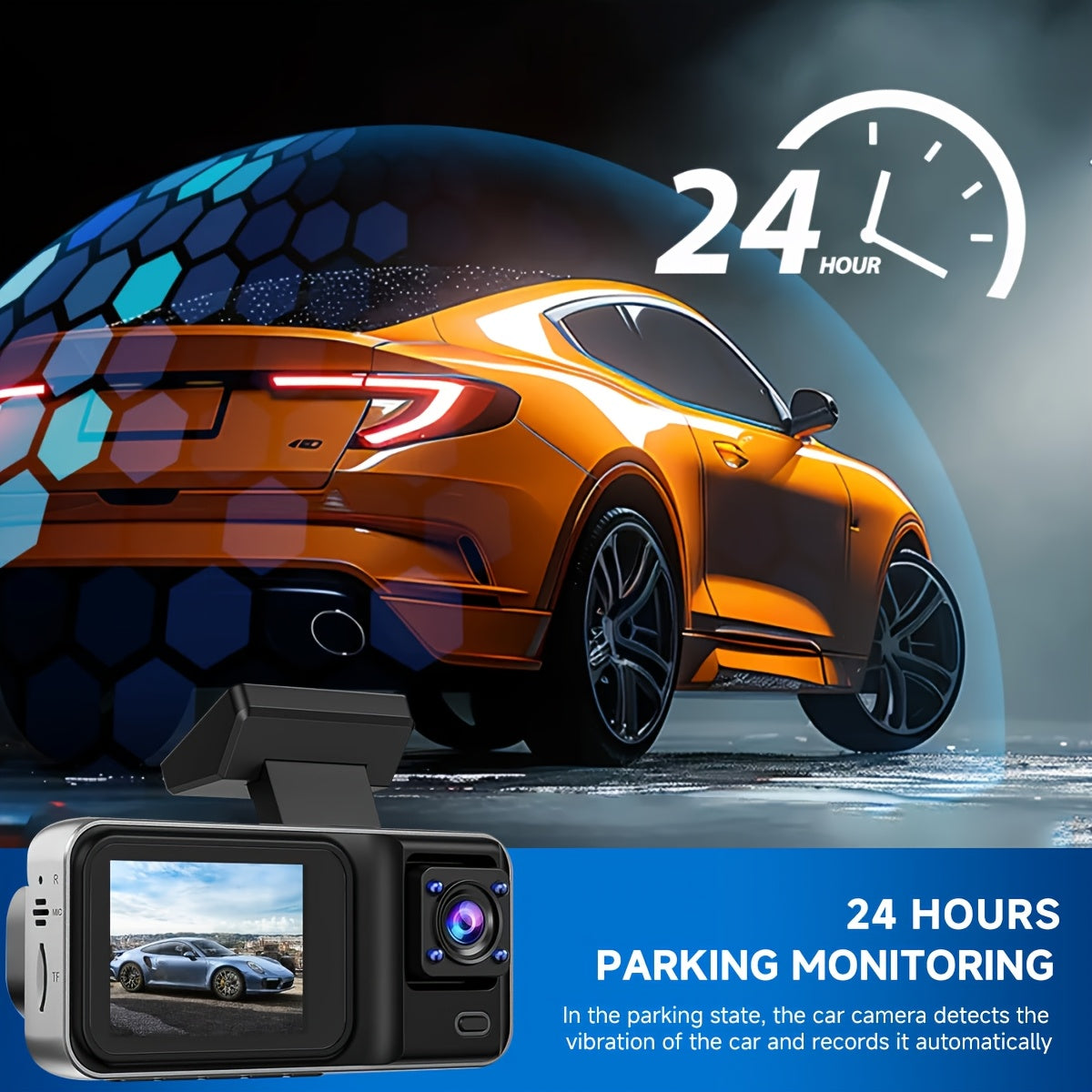 Nuvien Dual Lens Car Dashcam