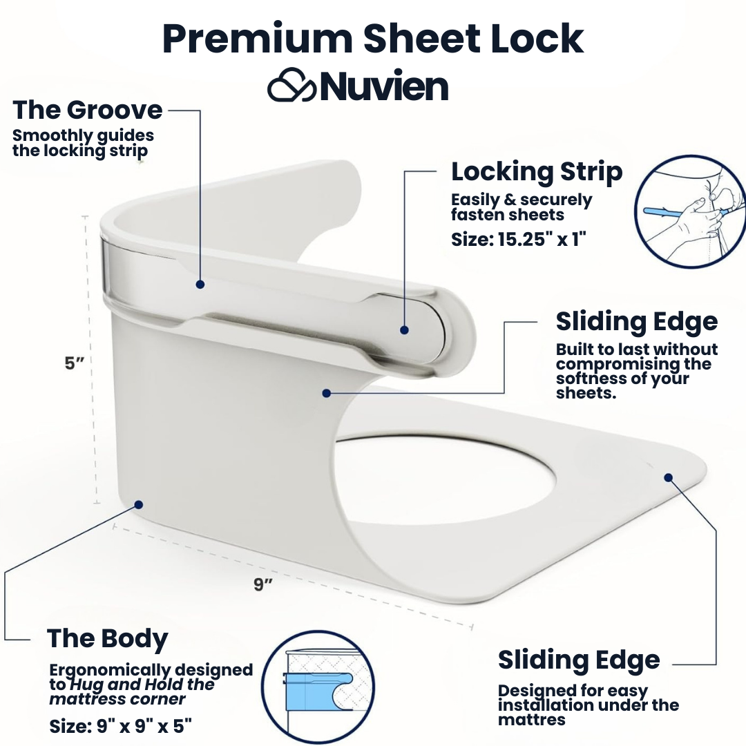 StayPut™ - Premium Sheet Lock
