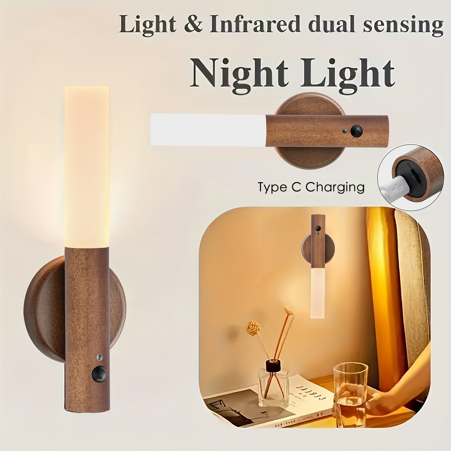 Nuvien Motion Sensor LED Wall Light Set
