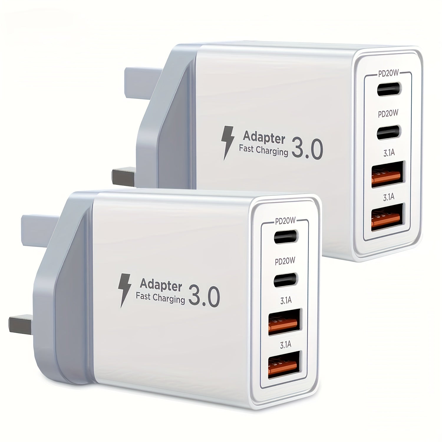 Nuvien 40W Dual USB-C Power Adapter