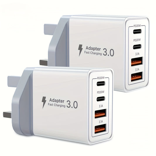 Nuvien 40W Dual USB-C Power Adapter